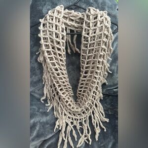 Altar’d State infinity scarf with fringe detail